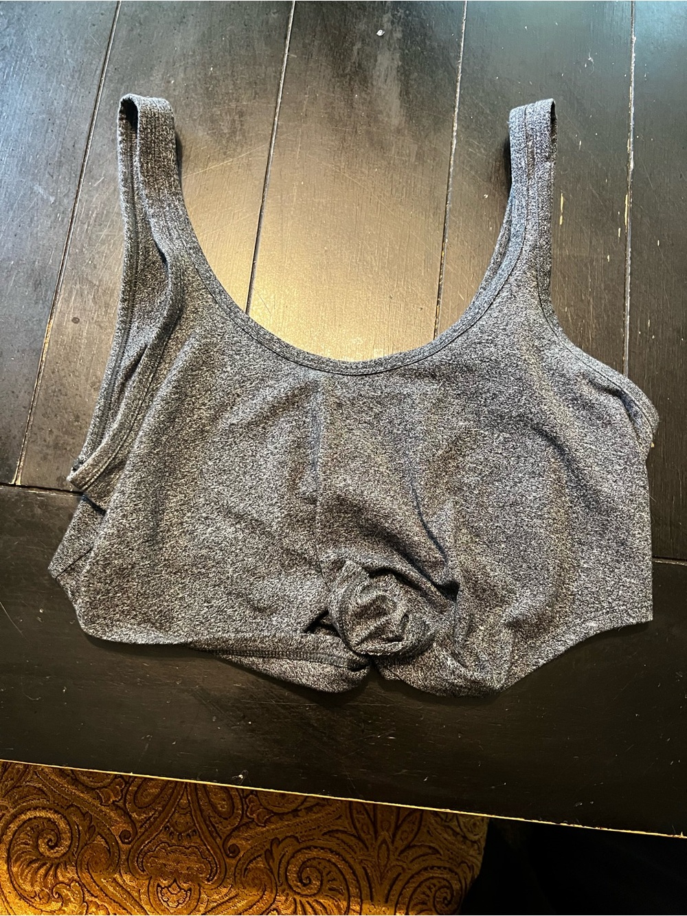 Victoria’s Secret Twist-Front Cropped Tank Top